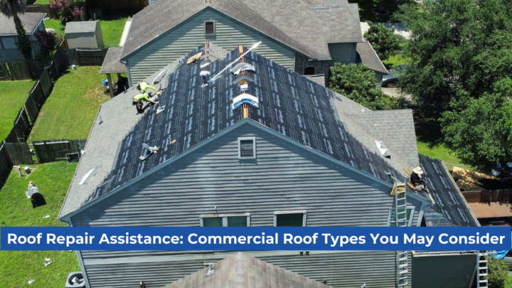 A picture where the roof repair assistance occurred with the workers from ASAP Roof Repair.