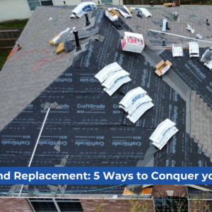 A picture of a roof which is needing roof repair and replacement.
