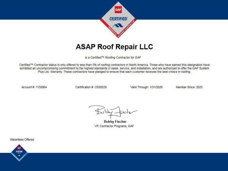 ASAP Roof Repair LLC