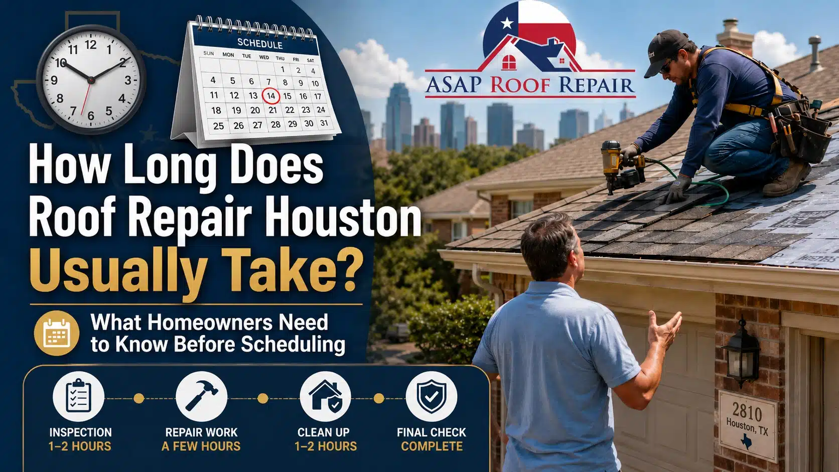 How Long Does Roof Repair Houston Usually Take